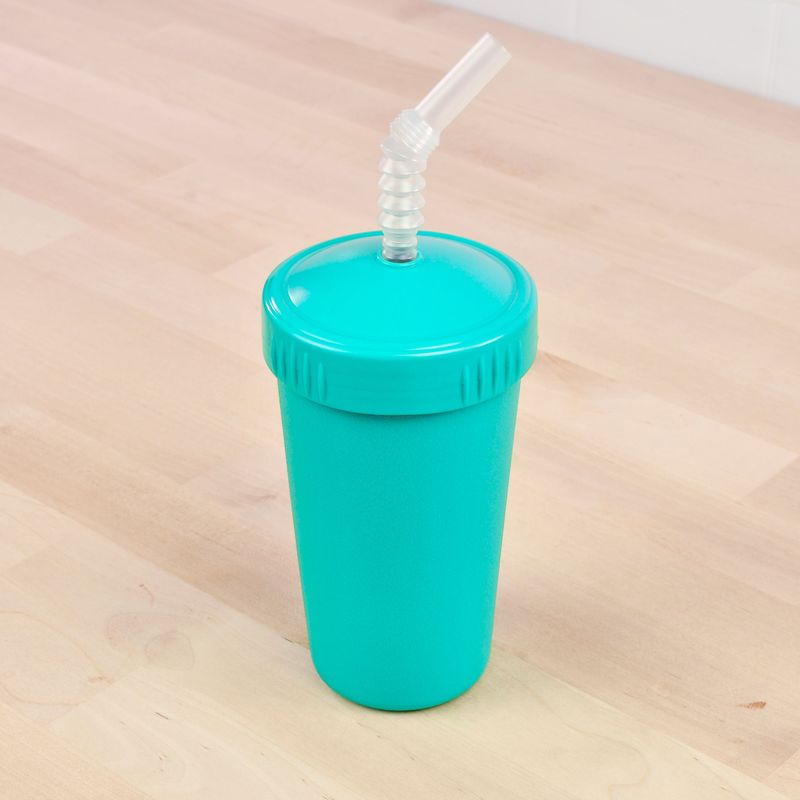 Re-Play Straw Cup with Reusable Straw - Aqua