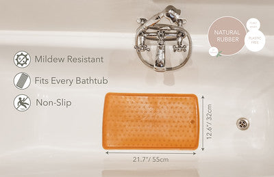 Hevea - Bath Mat - Natural Rubber - Colour: Natural