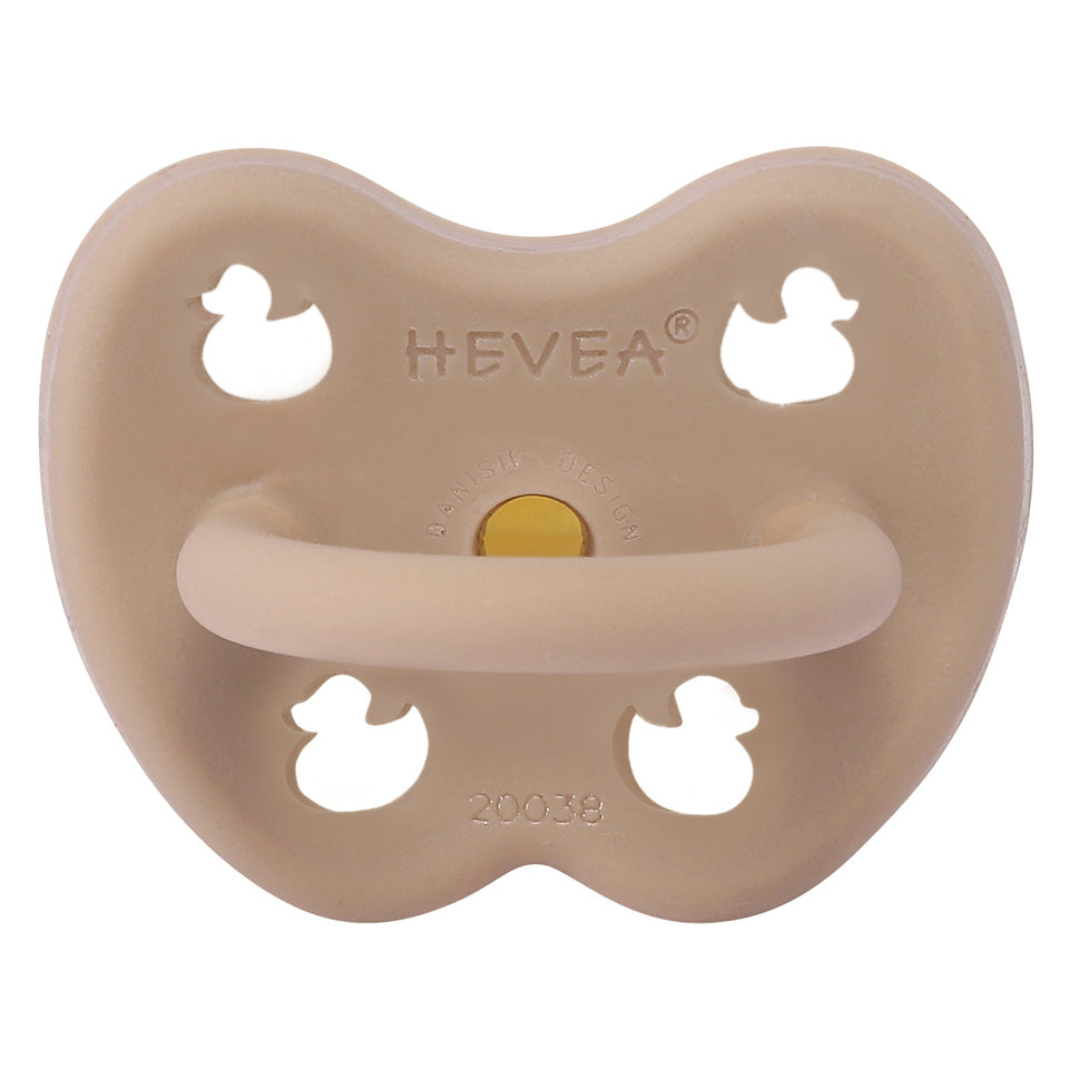 Tan Pacifier Hevea - Colour Pacifier - Orthodontic - Tan Beige - Size 3 to 36 month ...