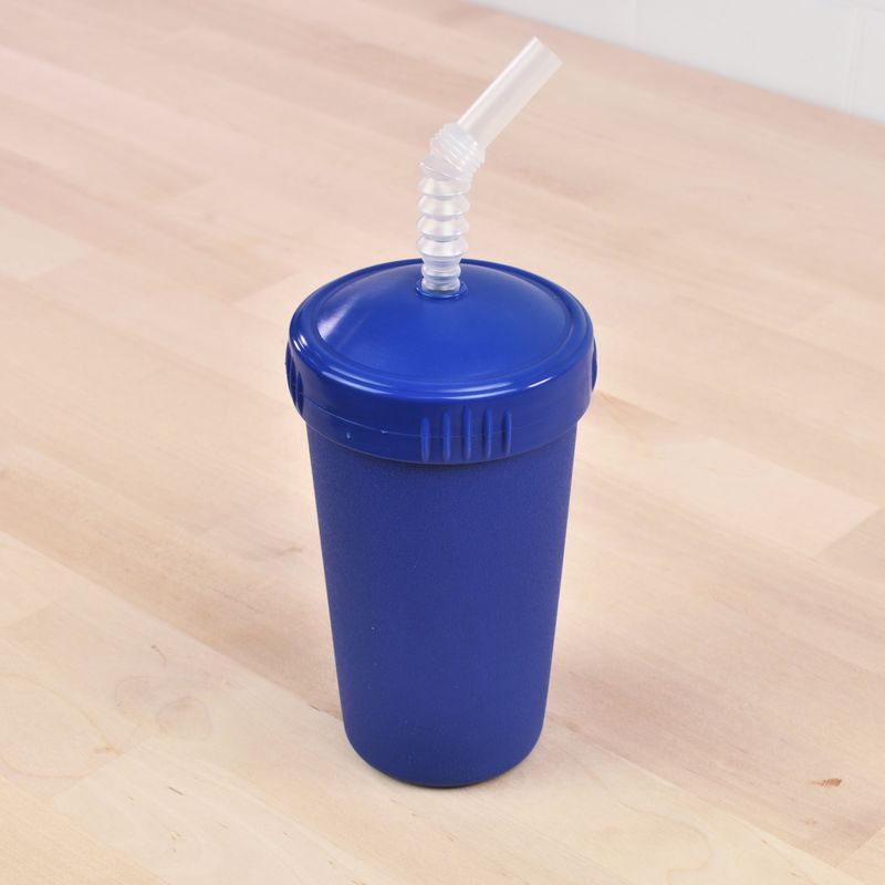 Re-Play Straw Cup with Reusable Straw - Navy Blue