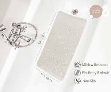 Hevea - Bath Mat - Upcycled Natural Rubber - Regular - Colour: Marble