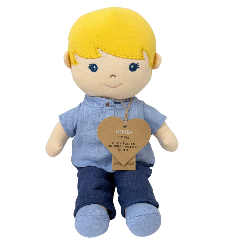 Oliver Rag Doll = Toy for Underprivileged Child