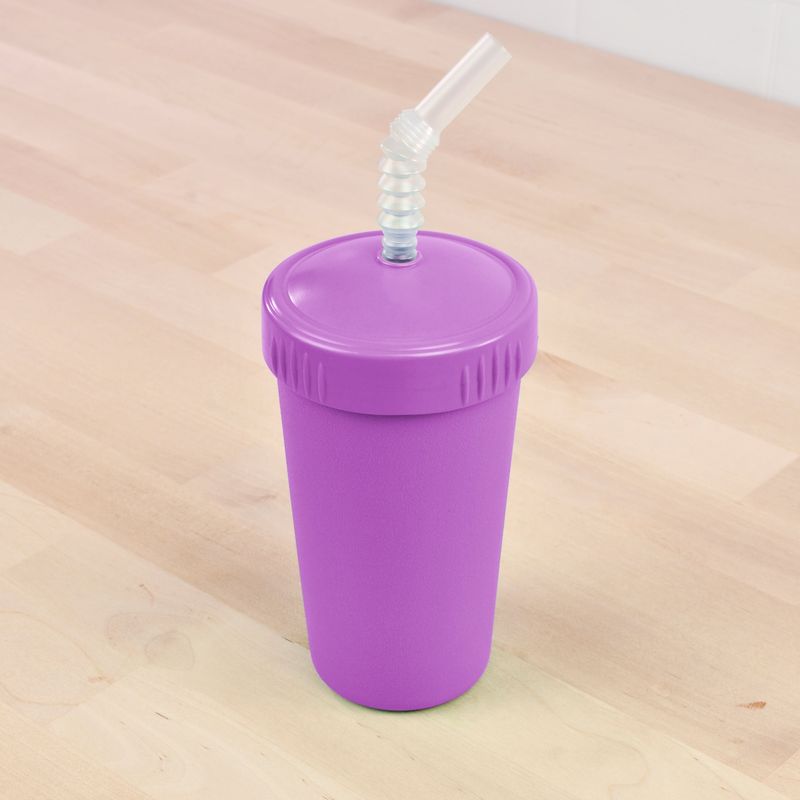 Re-Play Straw Cup with Reusable Straw - Purple