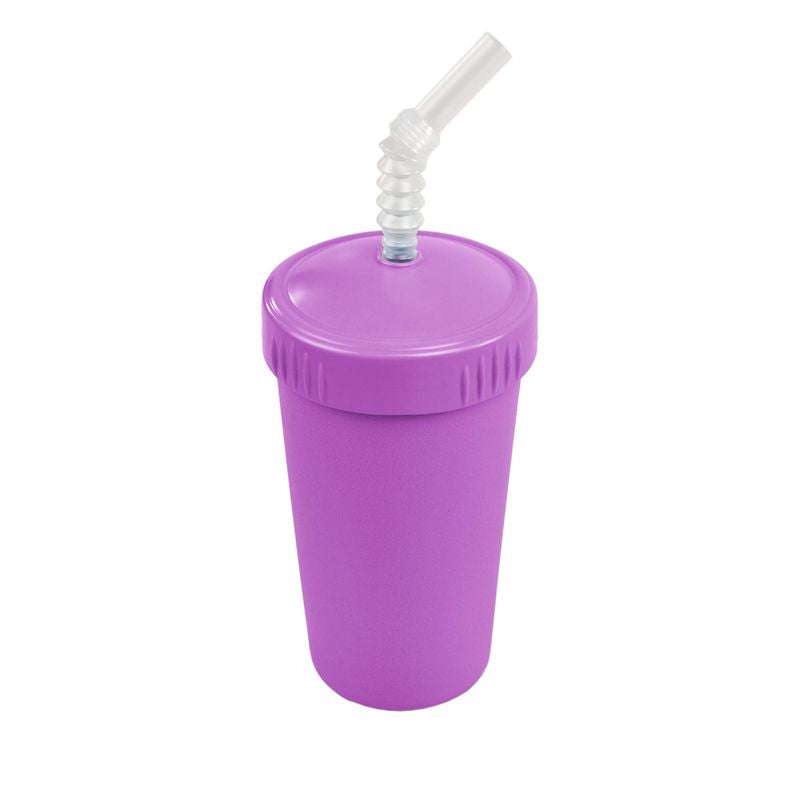 Re-Play Straw Cup with Reusable Straw - Purple